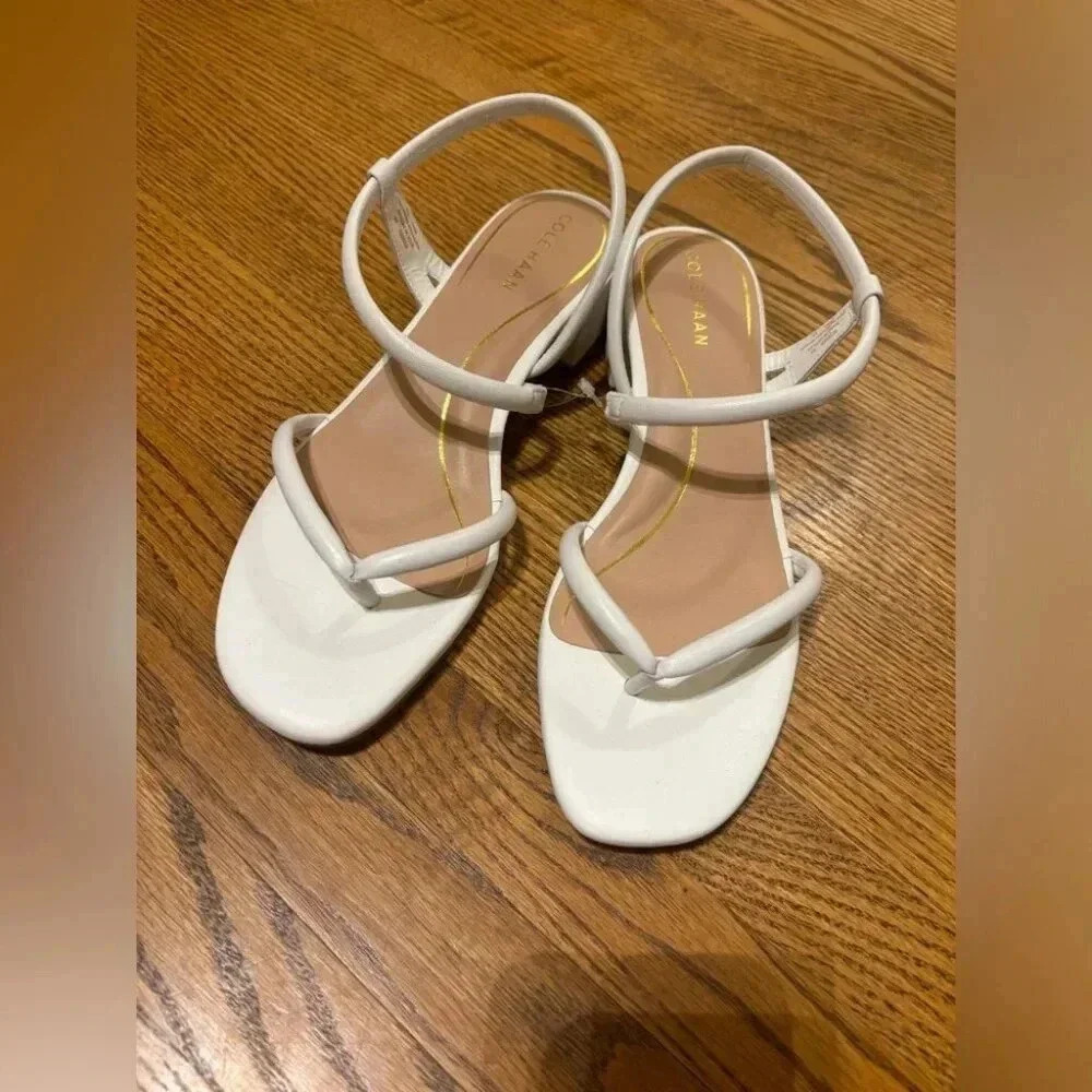 Cole Haan Calli Thong Block-Heel Dress  Sandals NWT - Picture 2 of 5